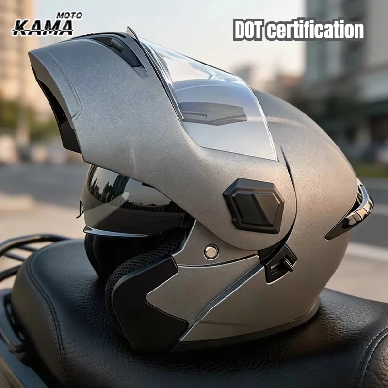 Modular Flip Up Motorcycle Helmet Dot Approved - Откидной модульный мотоциклетный шлем, одобренный для