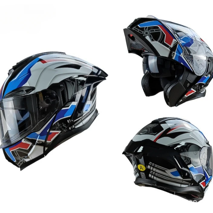 Откидной мотоциклетный шлем с  – обзор и цена Full Face Motorcycle Helmet With Bluetooth