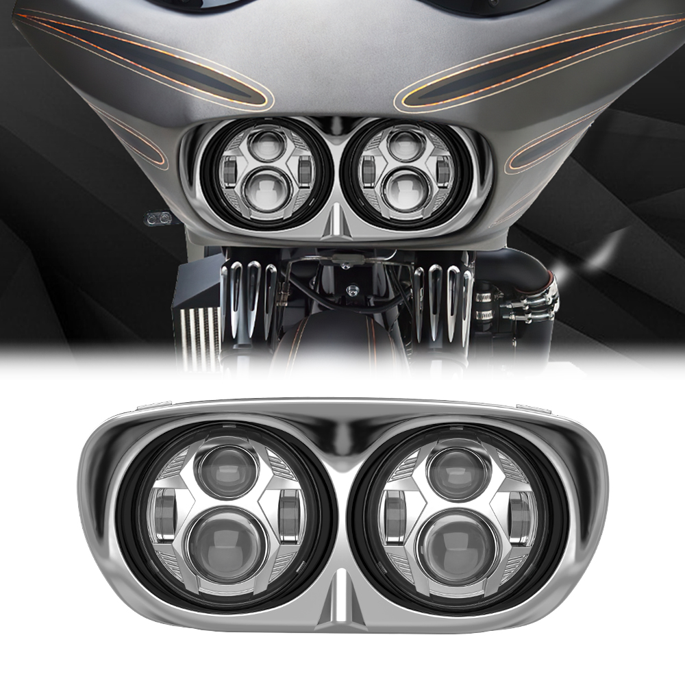 Черный/хромированный 5,75-дюйм – обзор и цена Universal Motorcycle Led Headlight Projector