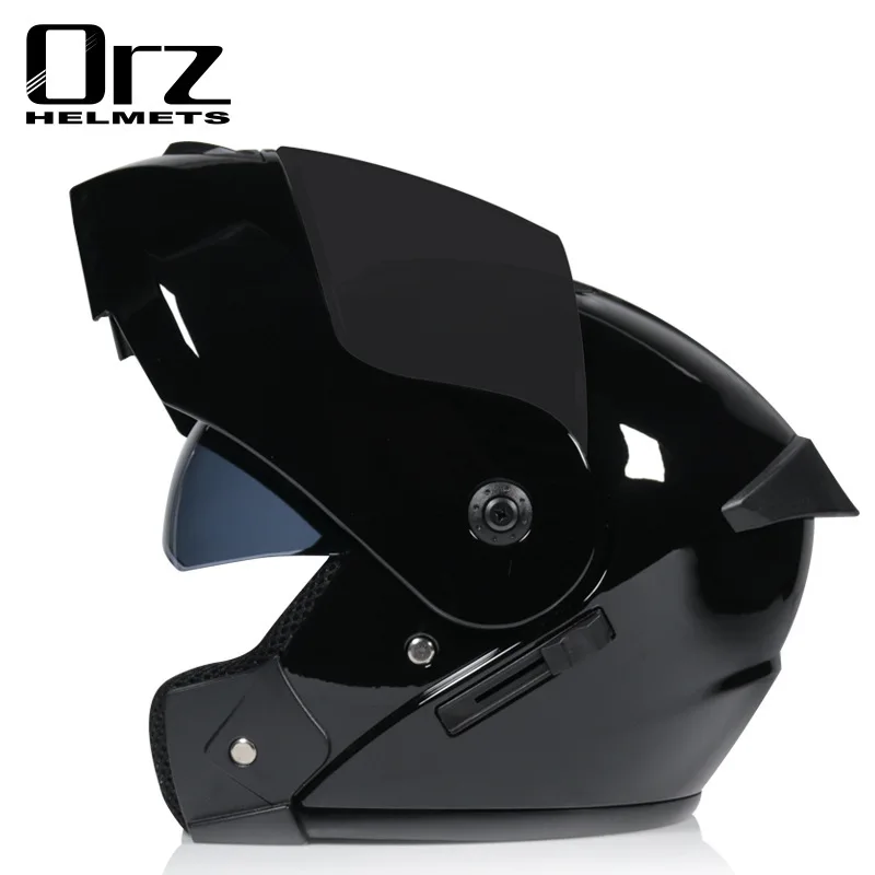 Orz901 двойной объектив анфас  – обзор и цена Dual Visor Motorcycle Racing Helmet