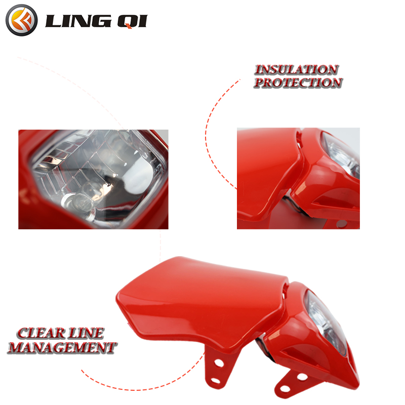 LINGQI 12 В 35 Вт светодиодные – обзор и цена Universal Motorcycle Led Headlight Projector